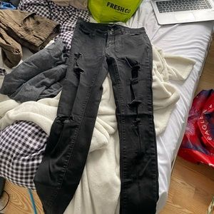 Black Ripped Jeans